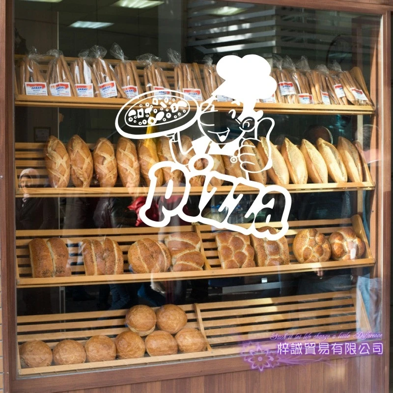 

Express Pizza Sticker Restaurant Decal Poster Vinyl Art Wall Decals Decor Mural Pizza Sticker Wall Decal Pizza Glass Decal