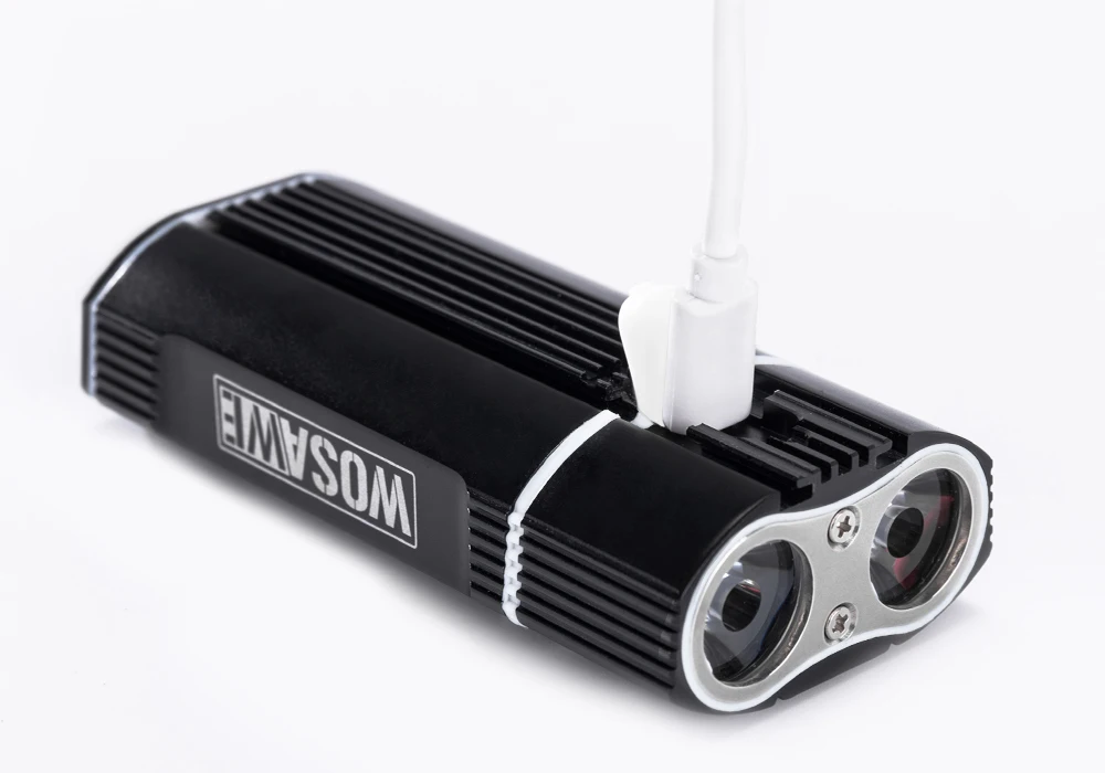 Велосипедный светодиодный фонарь WOSAWE 2400 лм Передний для велосипеда USB