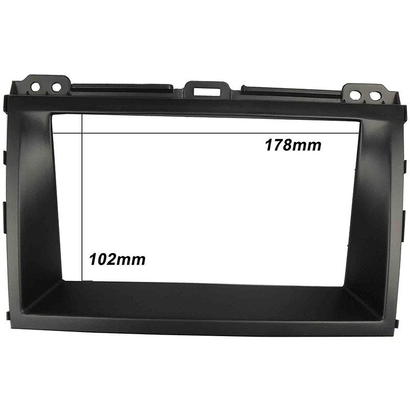 Двойной Din Радио Стерео установка панель для Toyota Land Cruiser Prado 120 Lexus Gx470 Dash Trim Kit