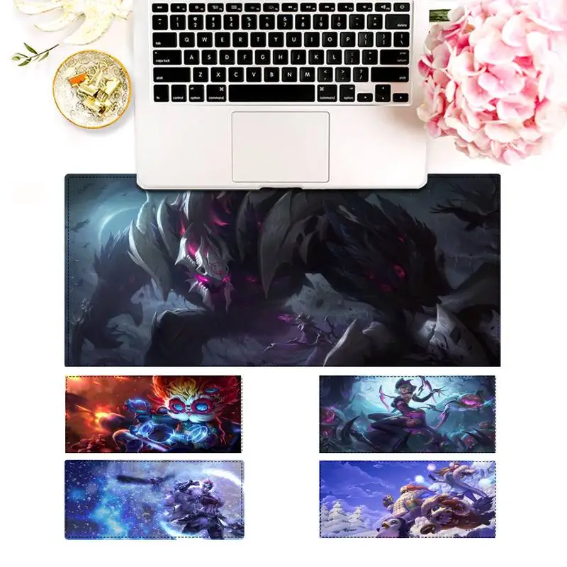 

Big Promotions League of Legends Mouse Pad Gaming MousePad Large Big Mouse Mat Desktop Mat Computer Mouse pad For Overwatch