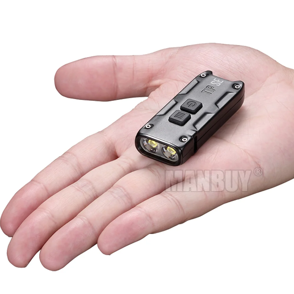Бесплатная доставка 2020 Nitecore TIPSE лм 2 светодиода мини- металлический ключ для