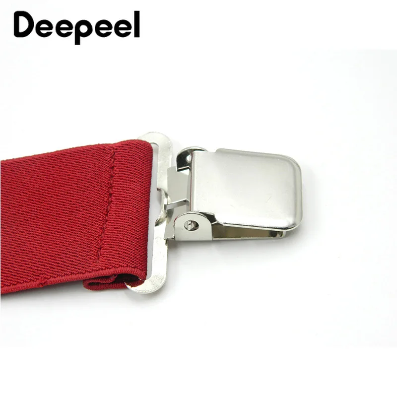 Мужские подтяжки Deepeel 5*120 см с 4 зажимами для Obese мужские кожаный ремень эластичный