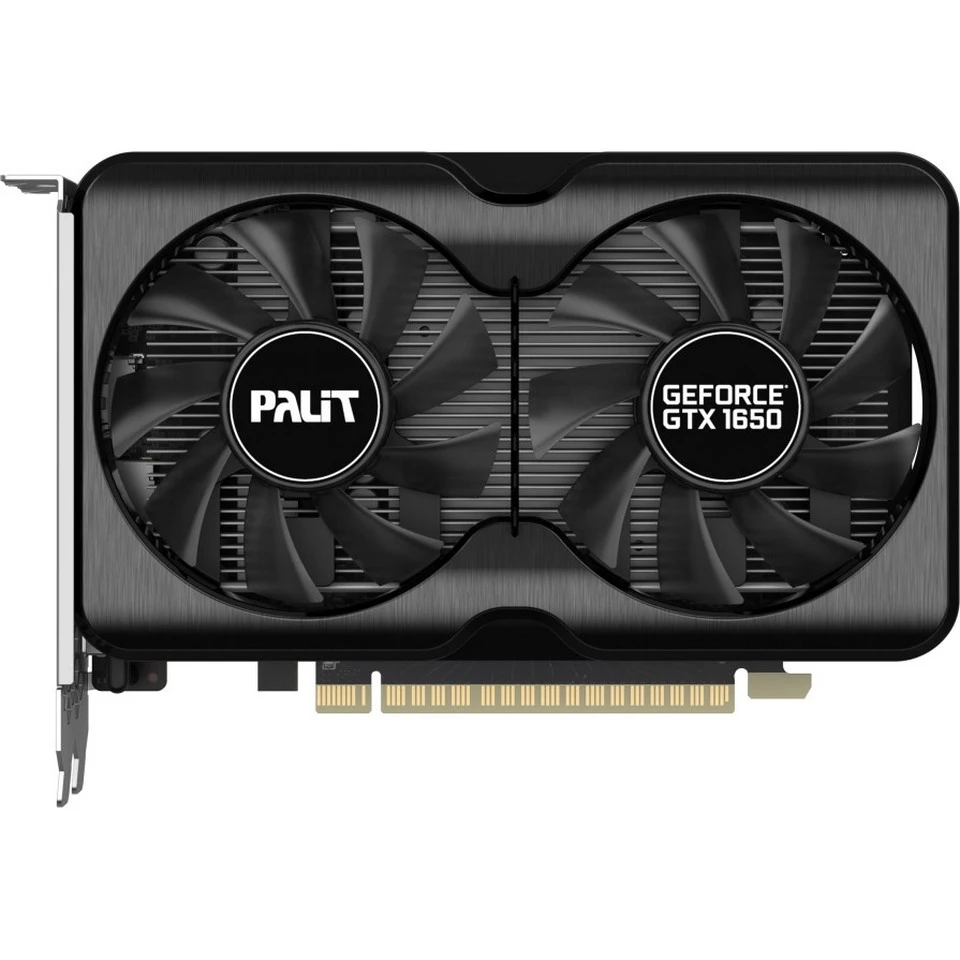 Видеокарта Palit PCI-E nVidia GeForce PA-GTX1650 GP 4G Retail (128bit/GDDR6/HDMI/DPx2) (NE6165001BG1-1175A) |