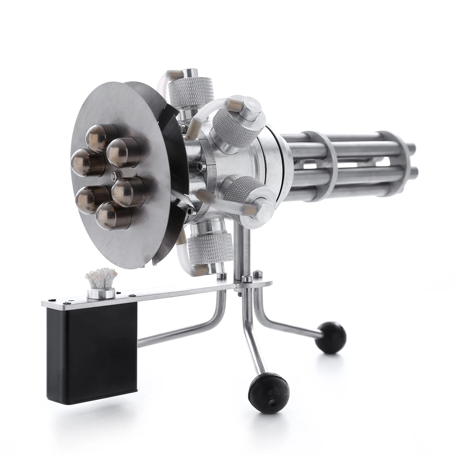 Металлическая Модель двигателя с горячим воздухом двигатель шестью цилиндрами