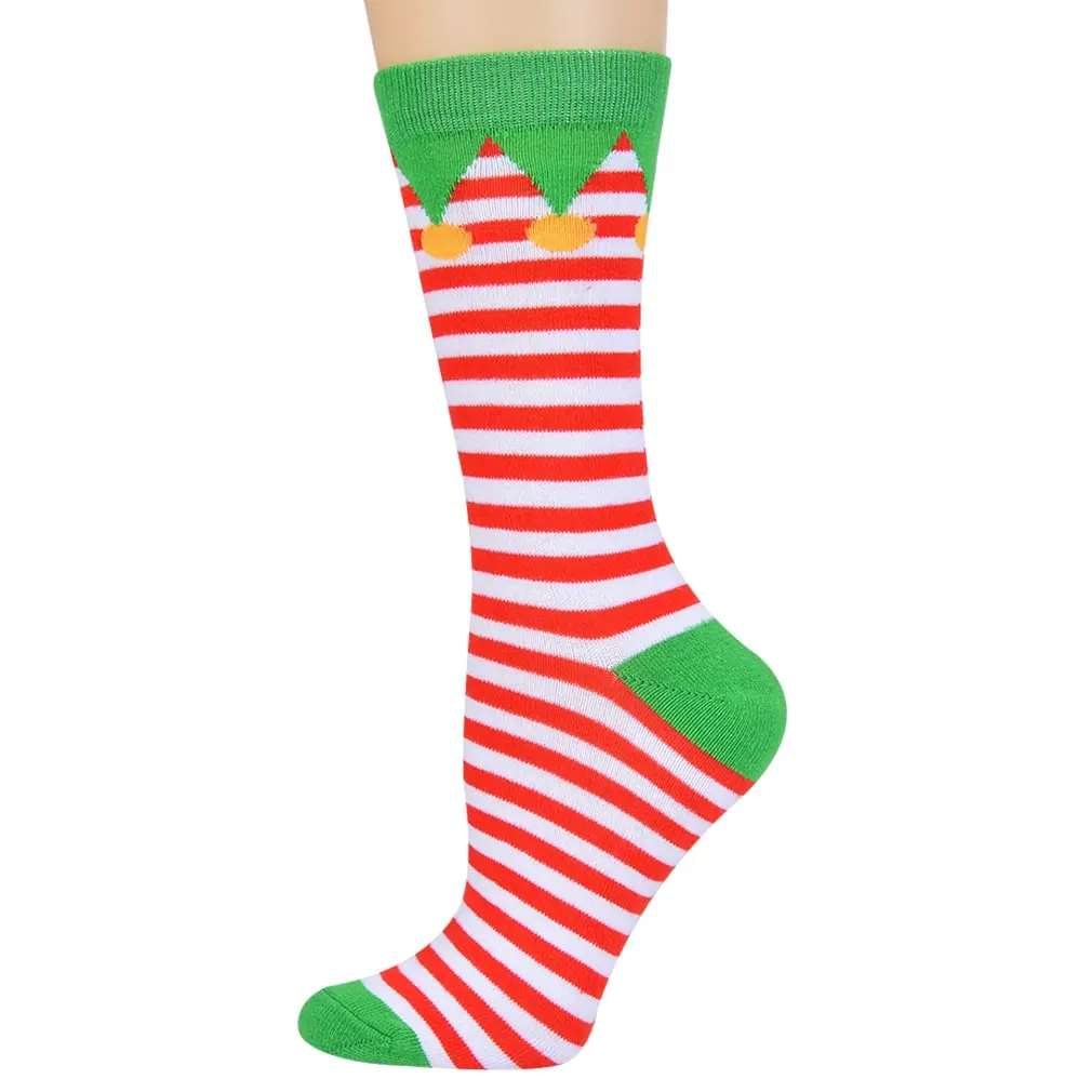 Рождественские носки унисекс зимний подарок на праздник женские и мужские