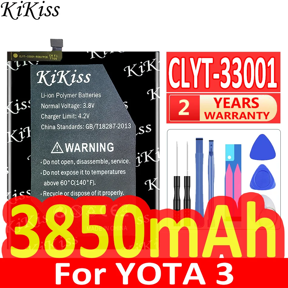 

3850mAh KiKiss Powerful Battery CLYT-33001 For YOTA 3 Cell Phone