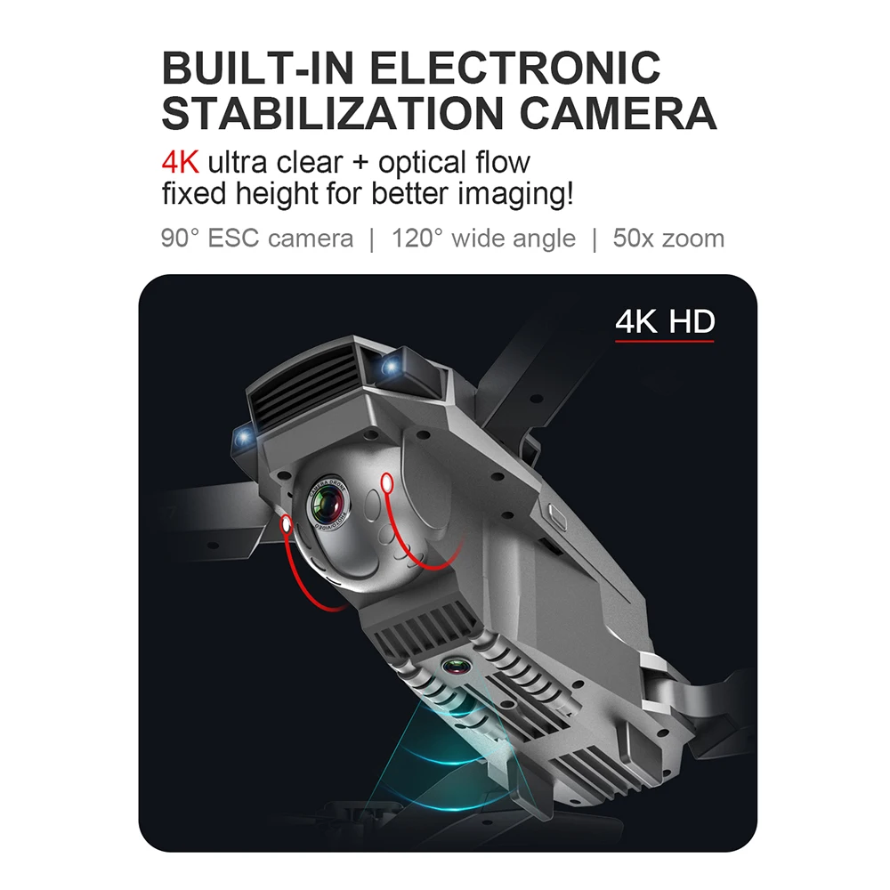SG907 Дрон с GPS с 4K HD Двойная камера широкий угол 5G wifi FPV RC Квадрокоптер складные дроны Профессиональные с GPS следуем за мной