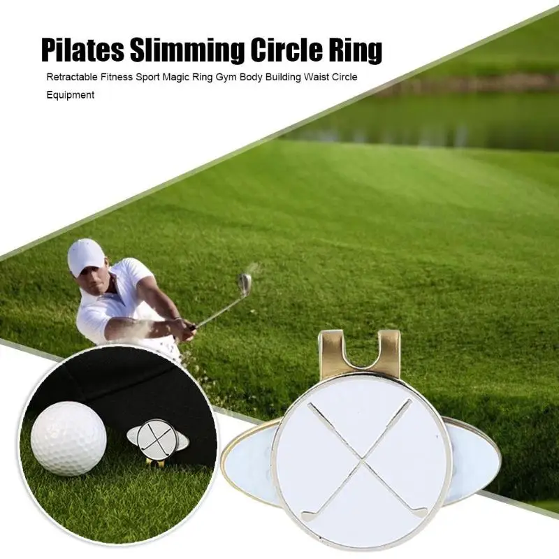 

Magnetic Alloy Hat Clip Golf Ball Mark for Golf Cap Golf Marker Accessories