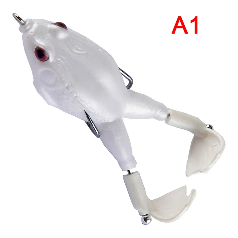 

1PCS Double Propellers Frog Wobbler Soft Bait Jigging Fishing Lures 90mm 13g Artificial Crankbait Minnow Topwater Fishing tackle
