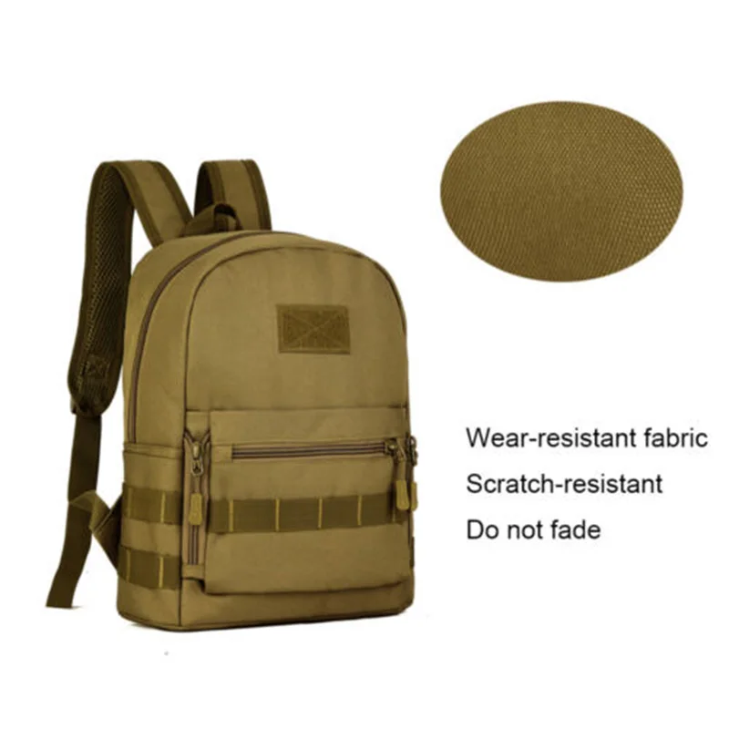 10l тактический рюкзак для альпинизма походный камуфляжный Черный Военный