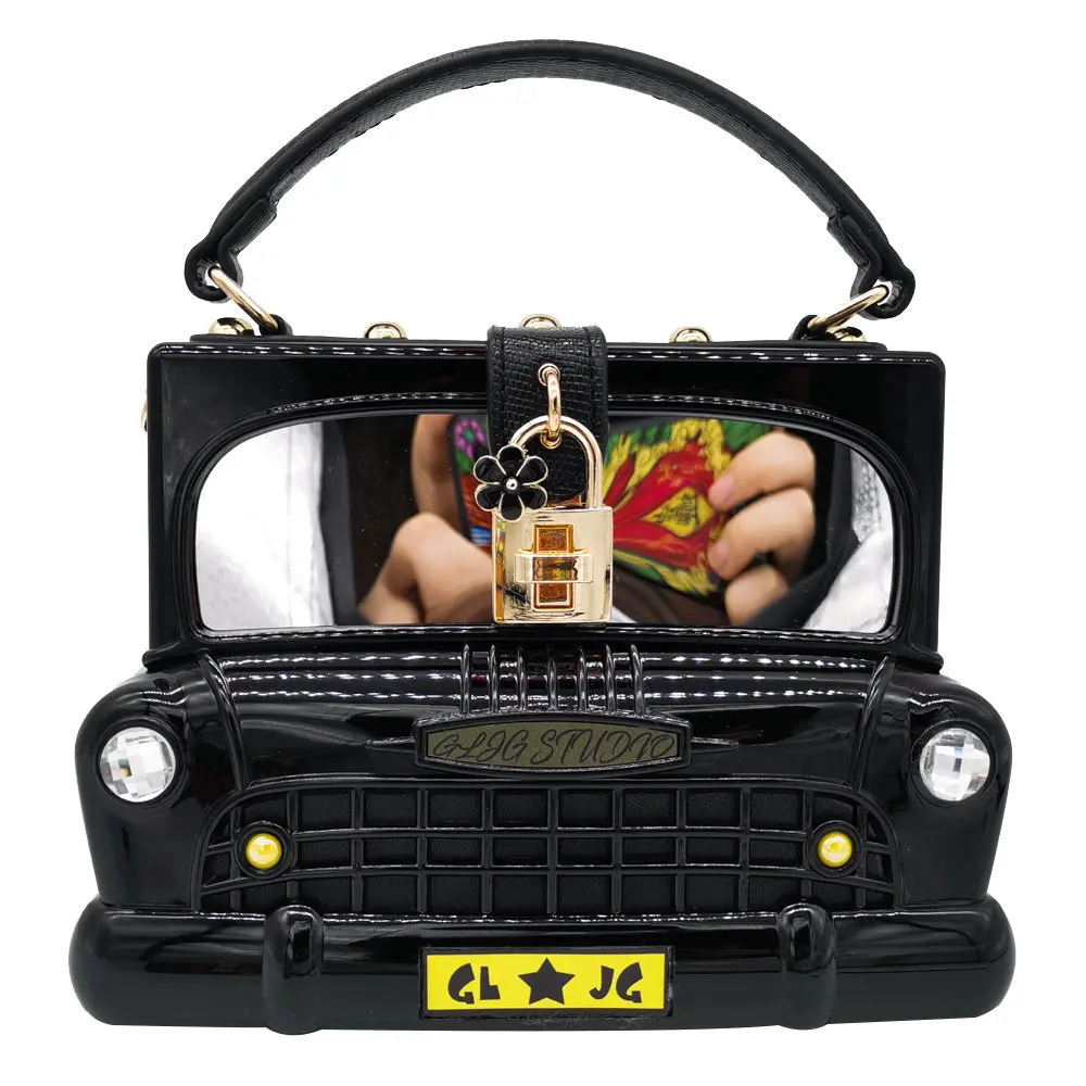 Женские акриловые сумки с двумя цветами в винтажном стиле женские через плечо