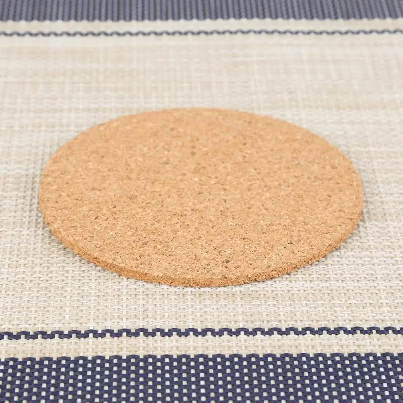 Набор пробковых подставок подставка для кофейных чашек с деревянным узором | Дом