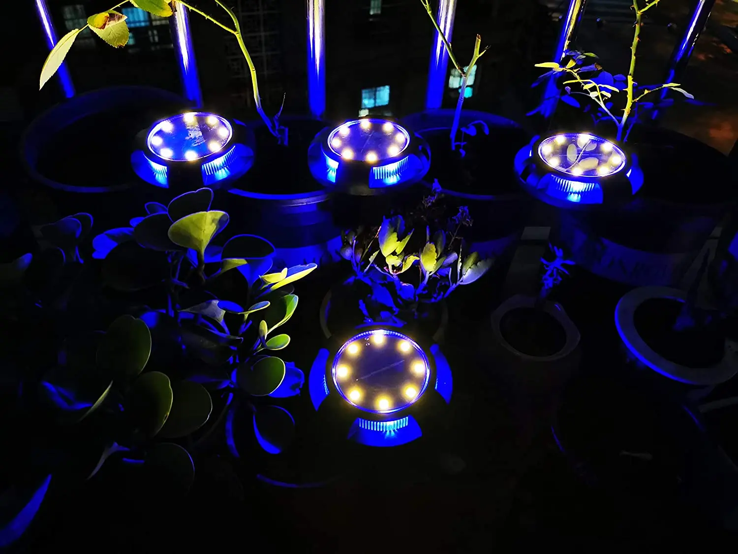 

Garden Solar Lamp Outdoor 12 Led Ground Lights Underground Light Outdoor Garden Pathway Warm White Lights Waterproof