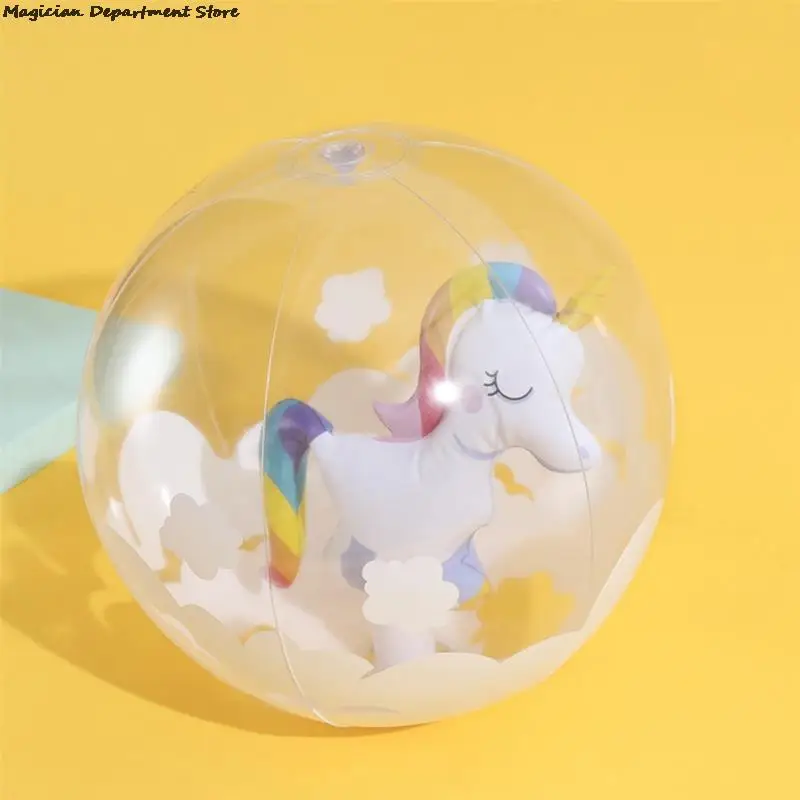 

Inns Unicorn Beach Ball Inflatable Watermelon Grapefruit Toy Ball Kids Toy Photo Decoration Creative Balloon Birthday Party