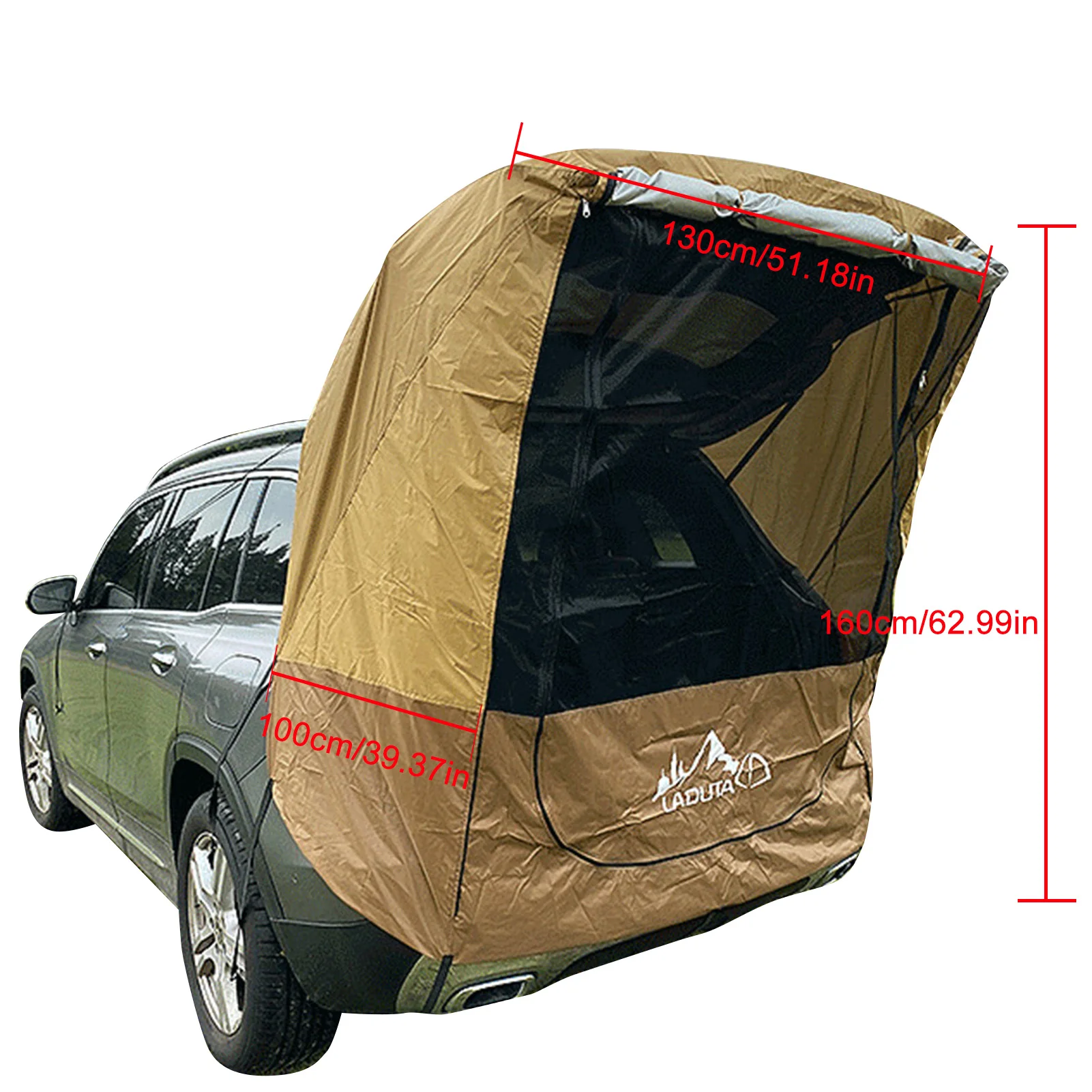 

Car Trunk Tent Sunshade Rainproof for Self-driving Tour Barbecue