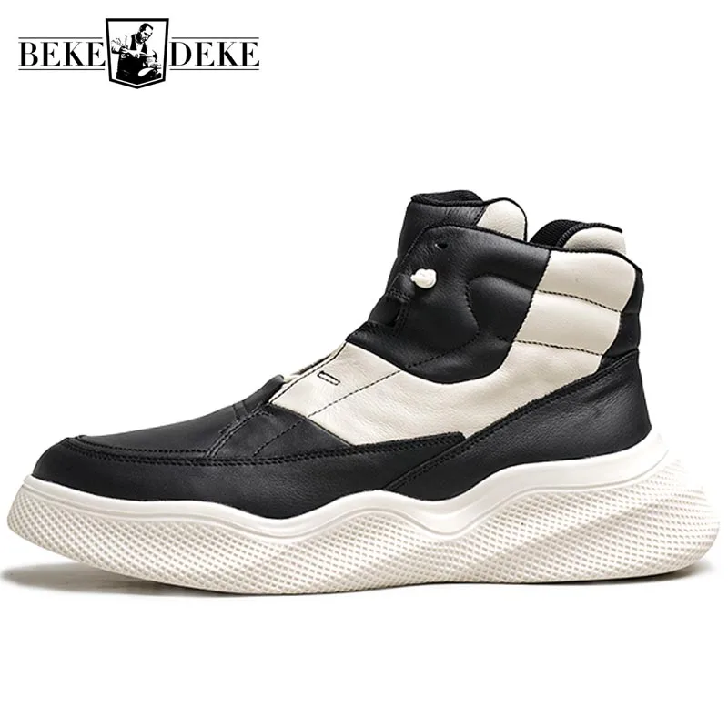 Мужские зимние кроссовки из натуральной кожи с флисовой подкладкой| |