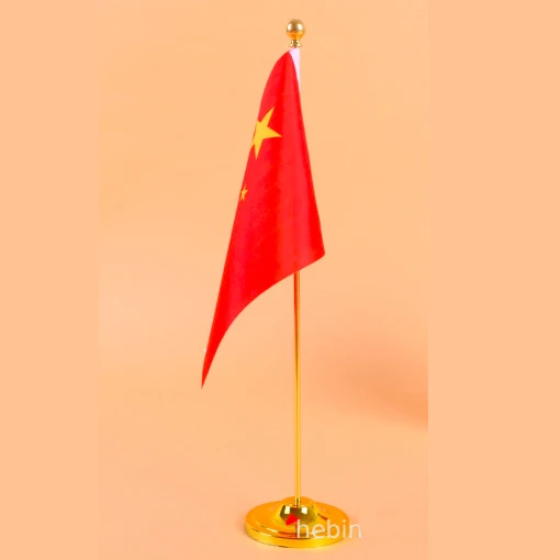 

Качественный золотистый стол Sigle, 14 х21 см, флаг с полюсом 38 см, индивидуальная печать вашего логотипа и графического стола, семейный столб