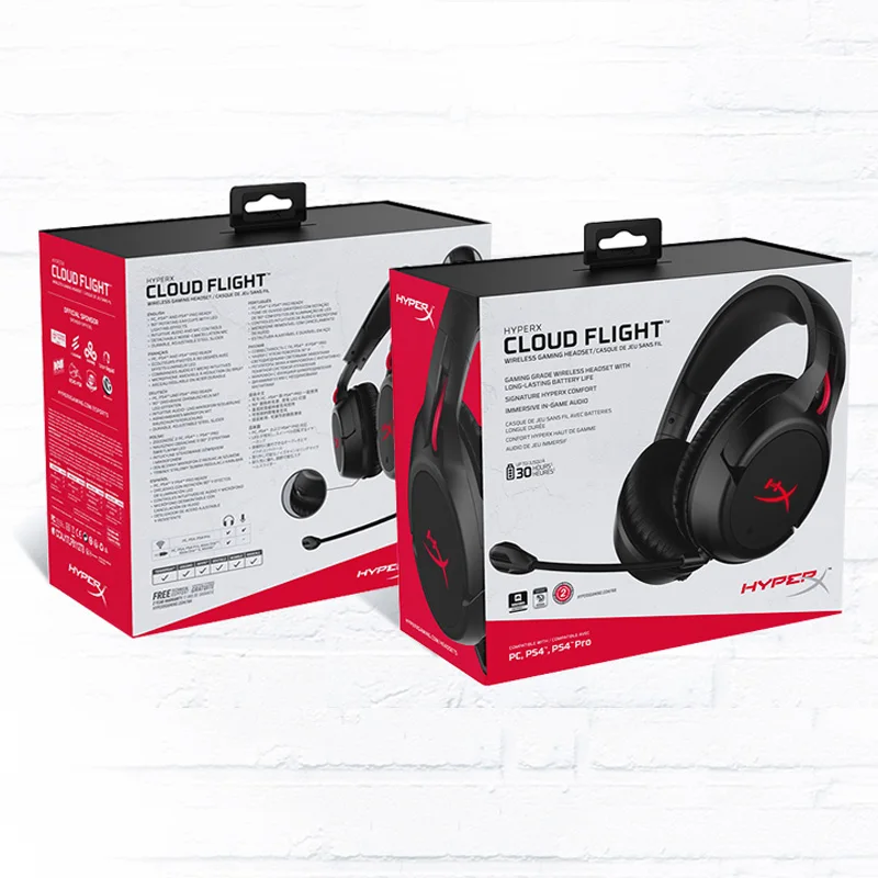 Беспроводная игровая гарнитура Kingston HyperX Cloud Flight /Flight S поддерживает проводное