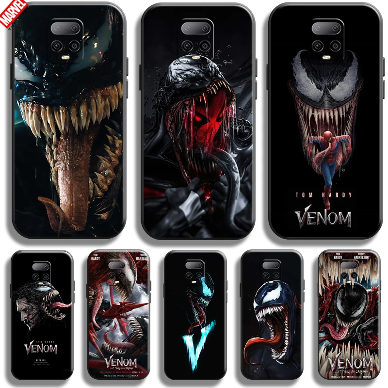 

Venom Marvel For Xiaomi Redmi Note 9S Phone Case 6.67 Inch Soft Silicon Coque Cover Black Funda Captain America Comics Thor