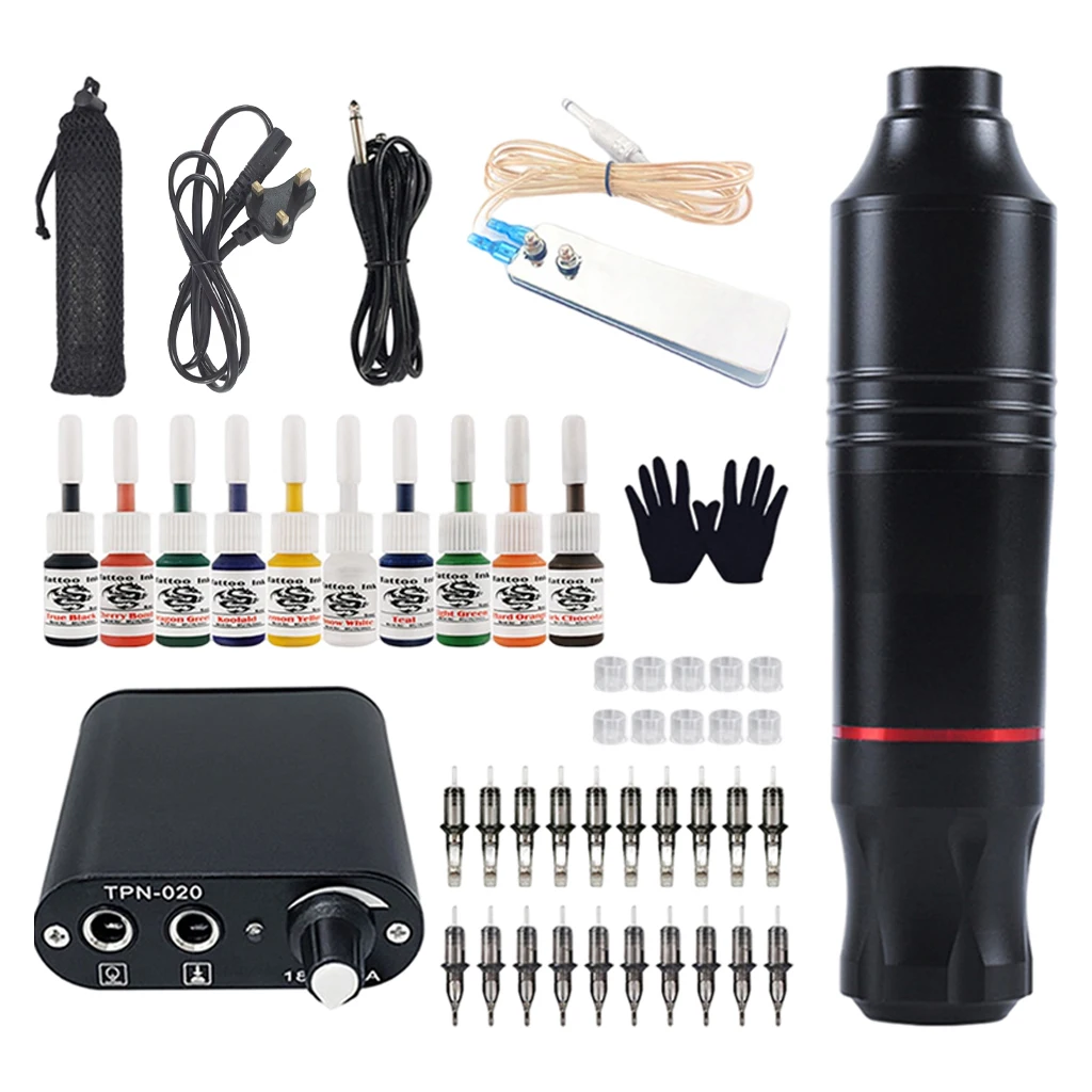 

Cartridge Tattoo Machine Pen Rotary Kit for Tattoo Artists Lightweight UK