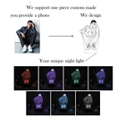 Пользовательский 3d аниме лампа светодиодный ночсветильник