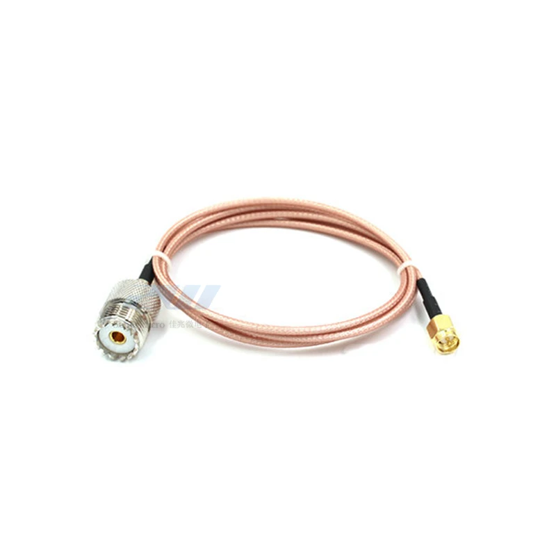 UHF SO239 женский PL259 к SMA Штекерный/гнездовой Зажим адаптер RG316 кабельная Перемычка