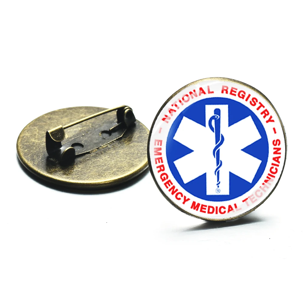 Азиатских синий Star of Life знак брошь диабета медицинский вызова скорой помощи