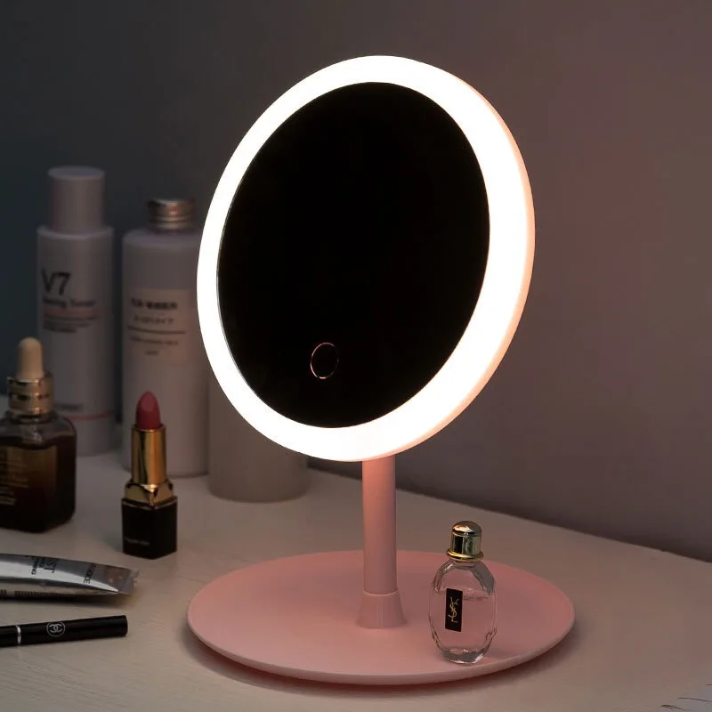

LED Makeup light With Equipped makeup mirror Magnifying vanity mirror Detachable/Storage Base 3 Modes beauty light mirror