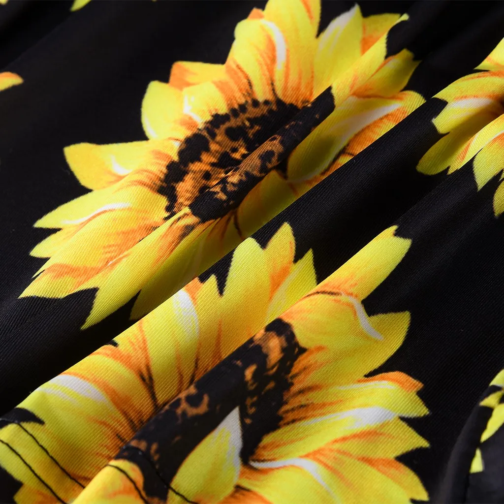 

Womens Sunflower Print O-Neck Sleeveless Sexy Blouse Vest Fashion Tank Top tops women 2021 crop top ropa mujer