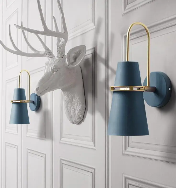 Настенный светильник YOU Macaron в стиле индастриал светодиодсветодиодный