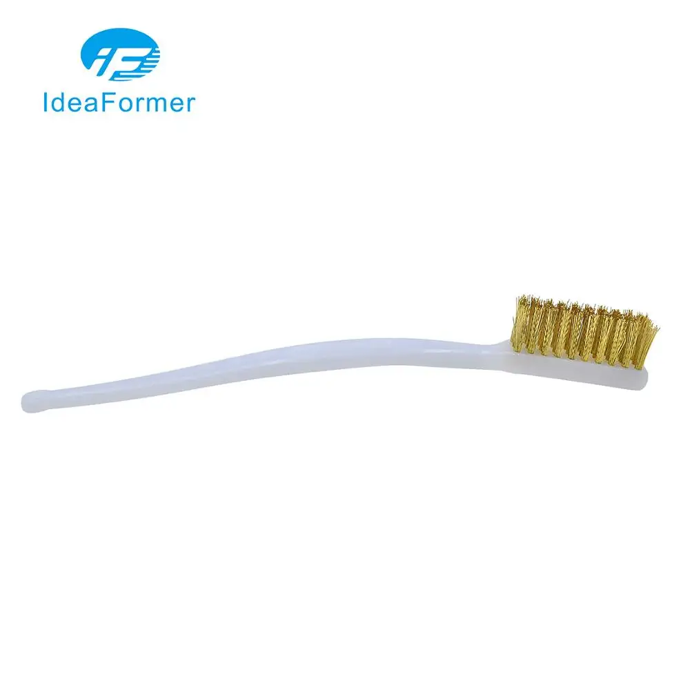Copper Wire Toothbrush Brush Handle Nozzle /Heat Block/ Hot Bed /Hotend Cleaning 3D Printer Cleaner Tool | Компьютеры и офис
