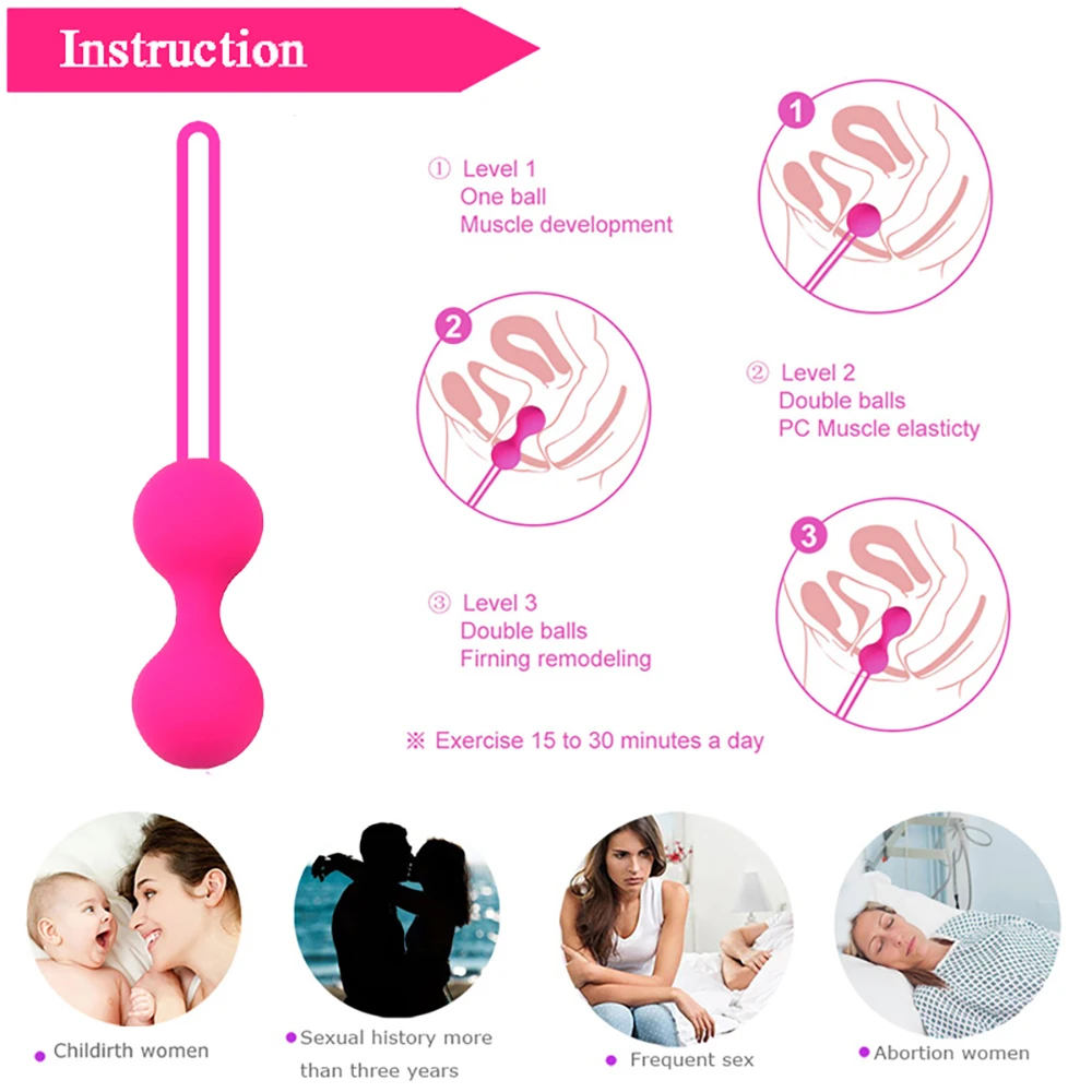 Силиконовые Вагинальные мышцы гейш Шарики вагинальные китайские шарики пол таза