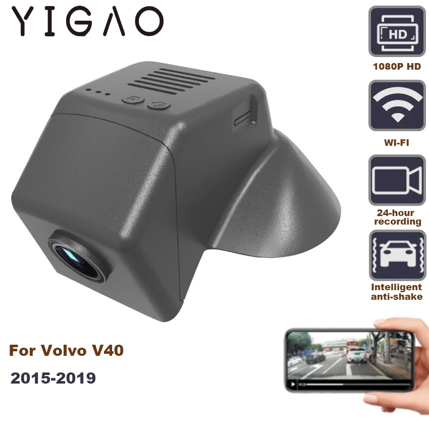

Для Volvo V40 2015 2016 2017 2018 2019 Автомобильный видеорегистратор 1018P Full HD