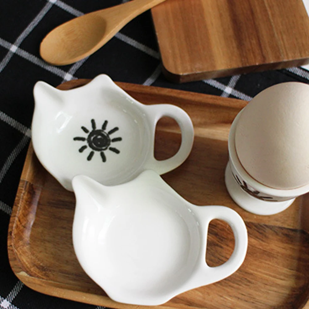 Керамический соус блюдо тарелки для закуски Солнечный узор десерт простой и