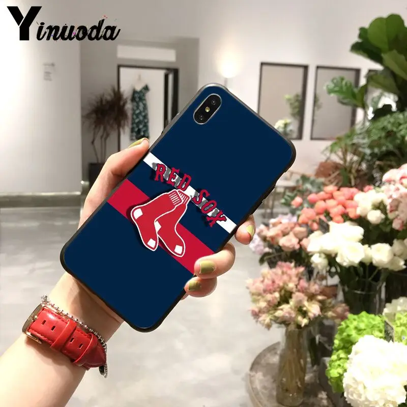 A14 Yinuoda New York Yankees Boston Red Sox бейсбольный Телефон чехол для iphone 8 7 6 6S Plus 5 5S SE XR X XS MAX 11pro max Coque Shell - Цвет: A14