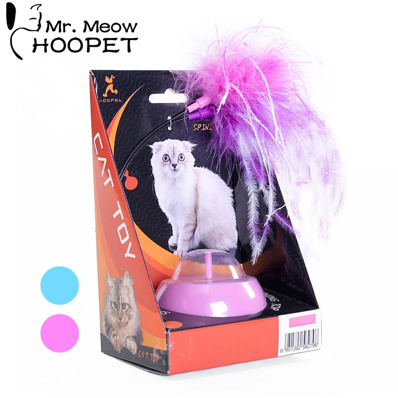 Hoopet игрушка для кошек электрическое вращающееся цветное перо Пластиковые