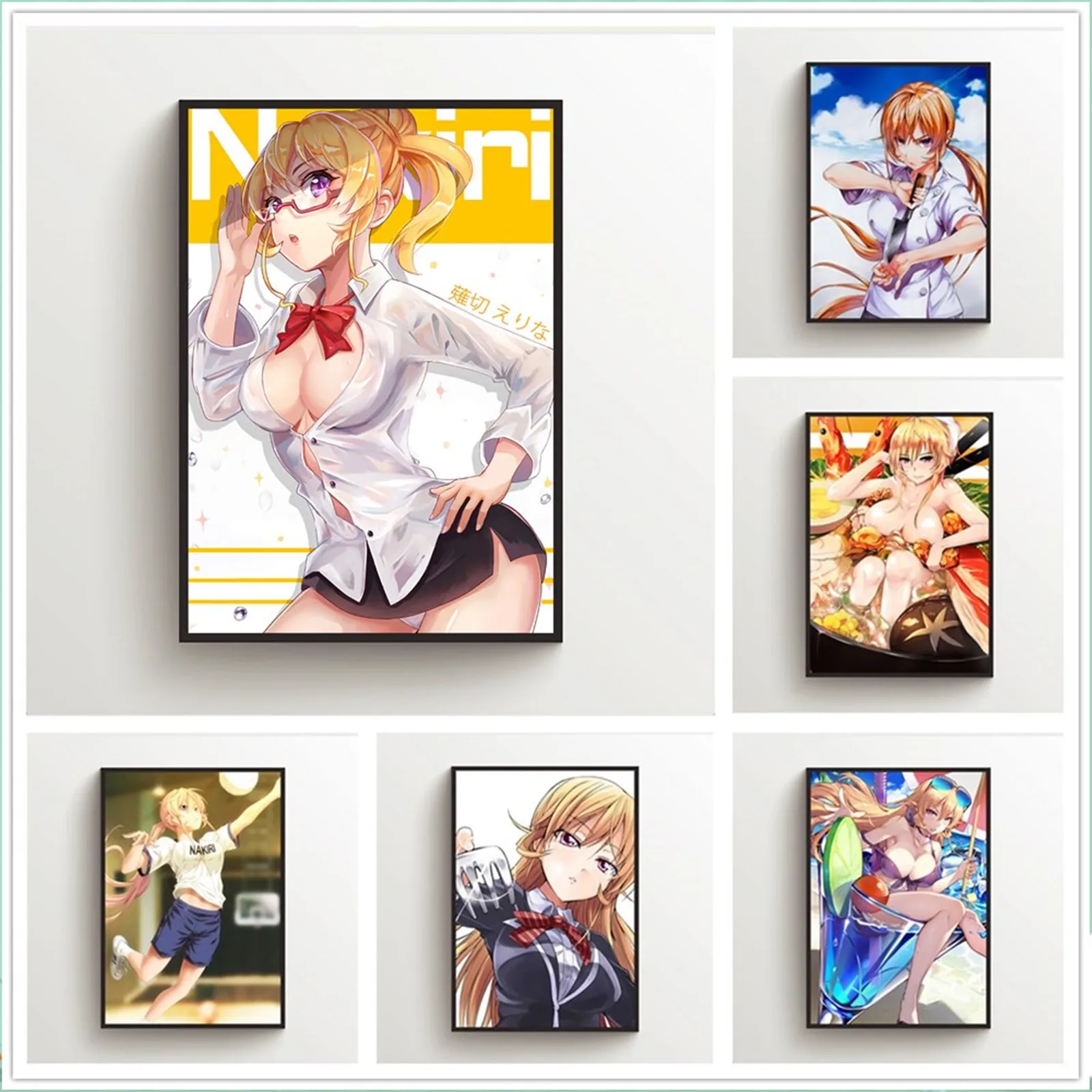 

Shokugeki no Soma Nakiri Erina Poster Picture Bar Shop Door Wall Decor