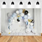 Yeele воздушный шар облако занавеска деревянный пол комната ребенок день рождения фон для фотосъемки фотостудия фотозон Фотофон реквизит
