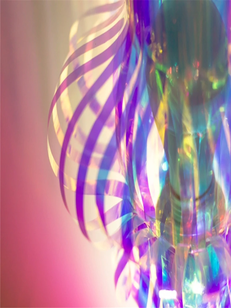 Золотой синий оттенок США дихроическая Переливающаяся Пленка 68cmX30m пенка