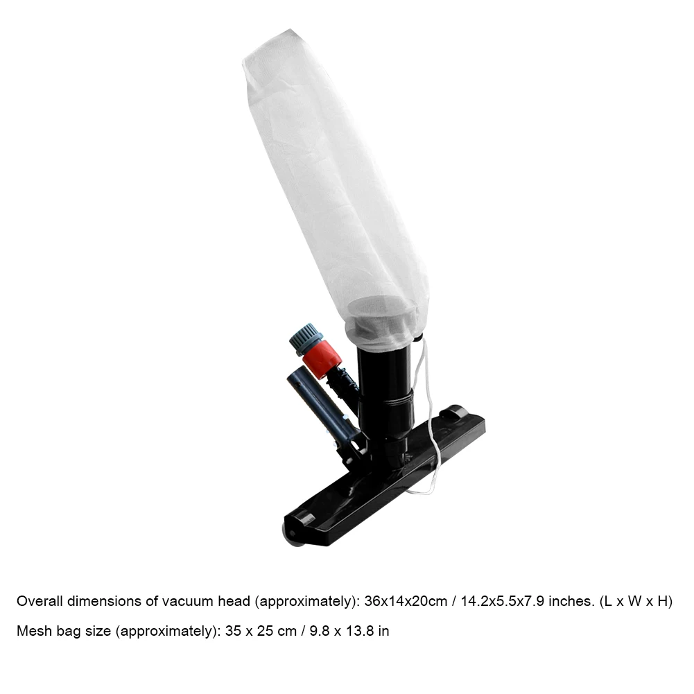 

SPA Pond Vacuum Cleaner Suction Head with Mesh Bag Swimming Pool Cleaning Tools Swimming Pool Spa Pond Tub Accessories