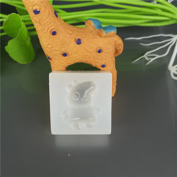 Животные Медведь Кролик свинья силиконовые формы для украшения торта конфет