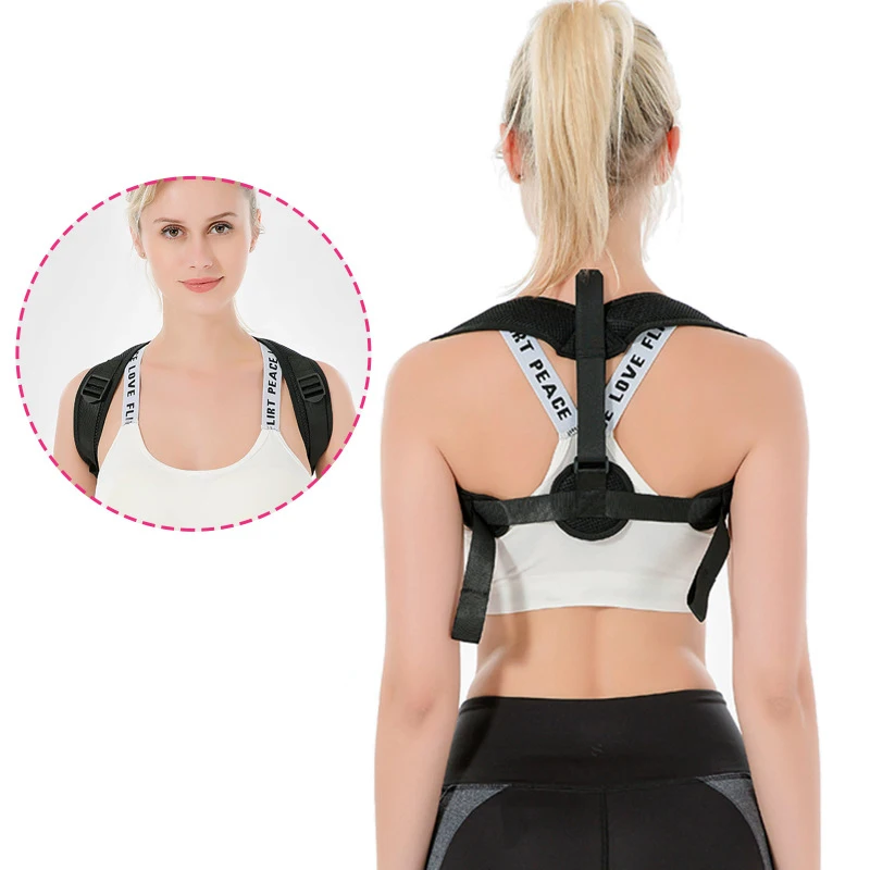 

Adjustable Back Posture Corrector Clavicle Spine Back Shoulder Lumbar Posture Correction Brace Support Belt Y003-2