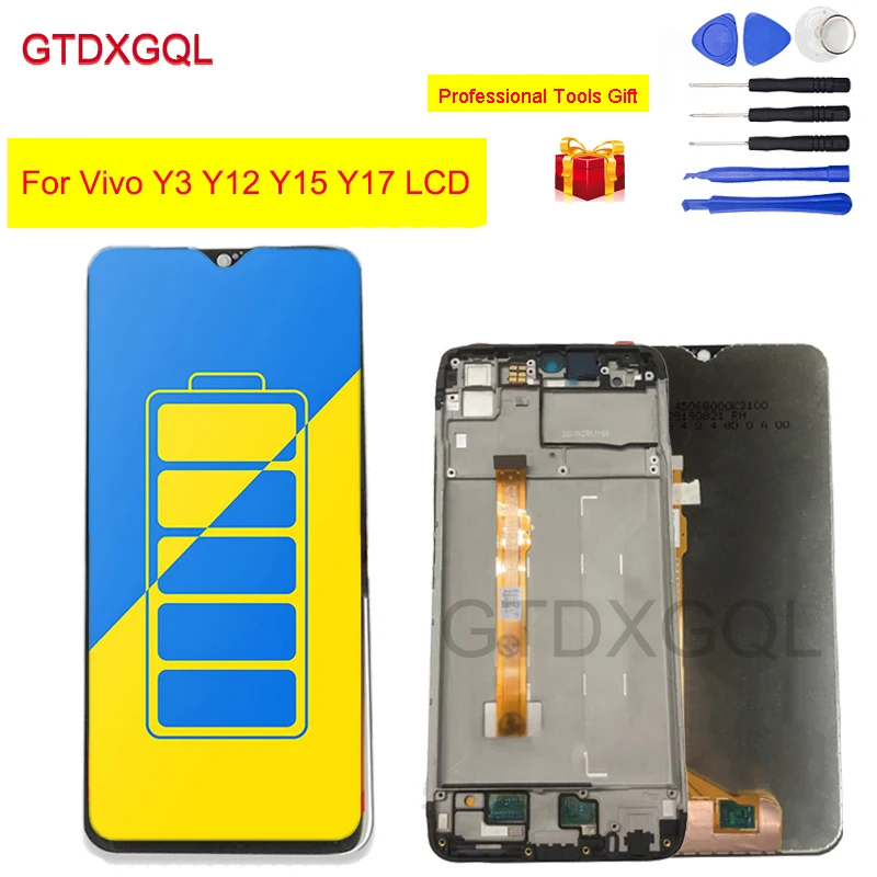 

6.35" NEW Black LCD Display For Vivo Y3 / Y11 / Y12 / Y15 / Y17 Touch Screen Digitizer Assembly Sensor Full Set Repair Parts