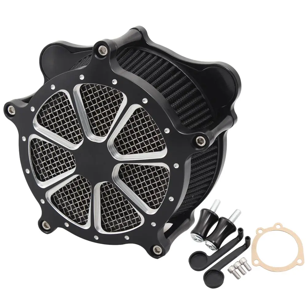 Алюминиевый Воздухоочиститель для мотоцикла фильтр впускного отверстия