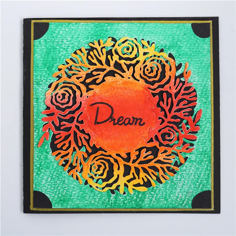 Eastshape цветочные круглые металлические режущие штампы для рукоделия скрапбукинга