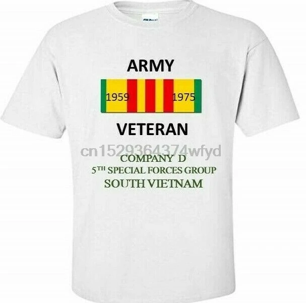 Компания D 5TH спецназ Вьетнам ветеран лента SHIRTSWEAT |