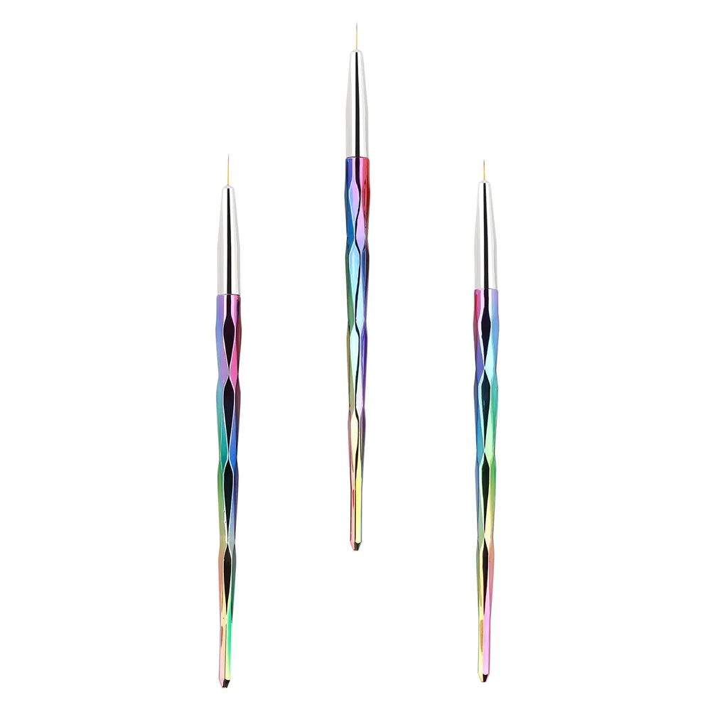 

3pcs Nail Art Tools Drawing Line Durable Point Drill Pens Manicure Pens