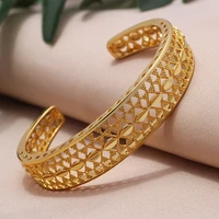 bangles fashion 24k gold color dubai bangles for womengirls bracelet jewelry with ethiopian africa arabia middle east best gift