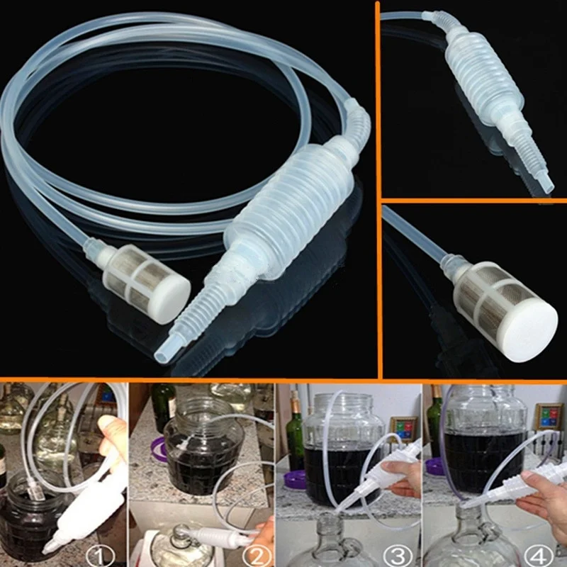 Brewing Food Grade Plastic Eco-Friendly For Filtering Bottle Wine Beer Making Supplies Home Tube Pipe Hose 2M | Дом и сад