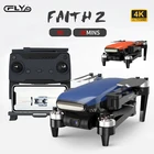 C-FLY Вера 2 GPS Дрон с разрешением 4K HD Камера 3-осевому гидростабилизатору Профессиональный Квадрокоптер с дистанционным управлением 35 минут полета 5 км VS SG906 MAX F11 4K PRO ZINO PRO